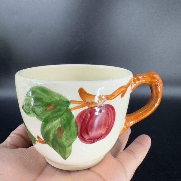 Vintage Franciscan Apple Pattern Cup Mug Stoneware USA Replacement Porcelain VTG - Picture 11 of 12